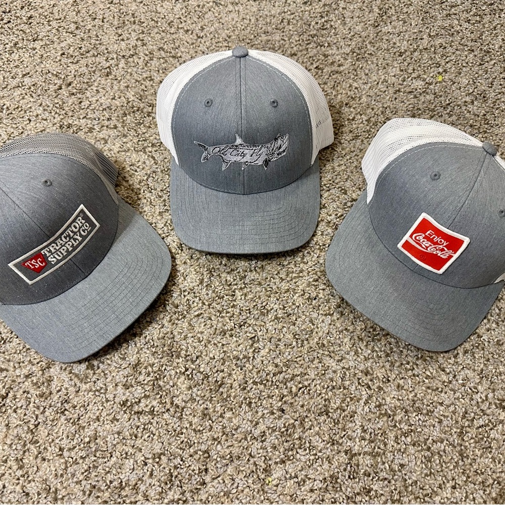 Heather Grey Trucker Hat Lot